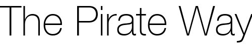Font : HelveticaNeue-Thin Custom Text : The Pirate Way Test your own text here Click to download or to view this font on a tshirt that can be custom printed in Bali
