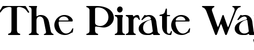 Font : HenryBecker-Bold Custom Text : The Pirate Way Test your own text here Click to download or to view this font on a tshirt that can be custom printed in Bali