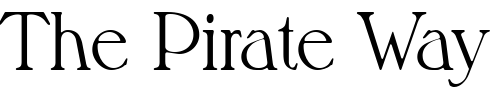 Font : HenryBecker-Light Custom Text : The Pirate Way Test your own text here Click to download or to view this font on a tshirt that can be custom printed in Bali