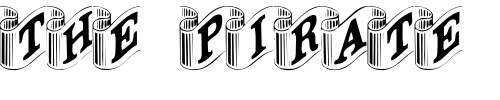 Font : Heraldic Custom Text : The Pirate Way Test your own text here Click to download or to view this font on a tshirt that can be custom printed in Bali