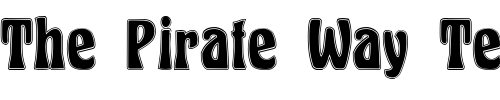 Font : Herkules-Contour Custom Text : The Pirate Way Test your own text here Click to download or to view this font on a tshirt that can be custom printed in Bali