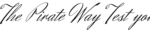 Font : Herr-Von-Muellerhoff Custom Text : The Pirate Way Test your own text here Click to download or to view this font on a tshirt that can be custom printed in Bali
