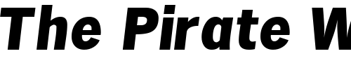 Font : HieroDisplaySSK-Italic Custom Text : The Pirate Way Test your own text here Click to download or to view this font on a tshirt that can be custom printed in Bali
