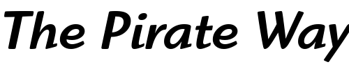 Font : Highlander-Md-OS-ITC-TT-MedIta Custom Text : The Pirate Way Test your own text here Click to download or to view this font on a tshirt that can be custom printed in Bali