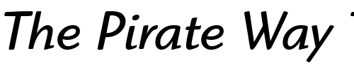 Font : Highlander-OS-ITC-TT-BookItalic Custom Text : The Pirate Way Test your own text here Click to download or to view this font on a tshirt that can be custom printed in Bali