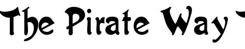 Font : HippodromeSSK-Bold Custom Text : The Pirate Way Test your own text here Click to download or to view this font on a tshirt that can be custom printed in Bali