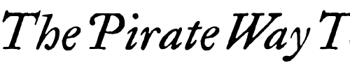 Font : Historical-FellTypeRoman Custom Text : The Pirate Way Test your own text here Click to download or to view this font on a tshirt that can be custom printed in Bali