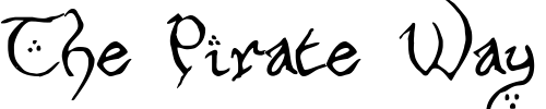 Font : Hobbiton-Handscrawl-Regular Custom Text : The Pirate Way Test your own text here Click to download or to view this font on a tshirt that can be custom printed in Bali