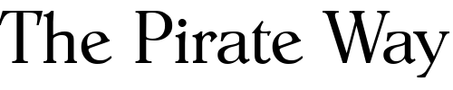 Font : Hoboken-Light Custom Text : The Pirate Way Test your own text here Click to download or to view this font on a tshirt that can be custom printed in Bali