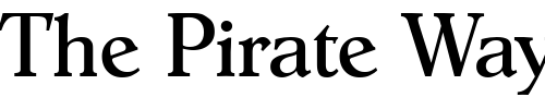 Font : Hoboken-Regular Custom Text : The Pirate Way Test your own text here Click to download or to view this font on a tshirt that can be custom printed in Bali