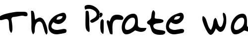 Font : HodgesHand-Regular Custom Text : The Pirate Way Test your own text here Click to download or to view this font on a tshirt that can be custom printed in Bali