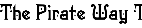 Font : Hogarth-Antique-Normal Custom Text : The Pirate Way Test your own text here Click to download or to view this font on a tshirt that can be custom printed in Bali