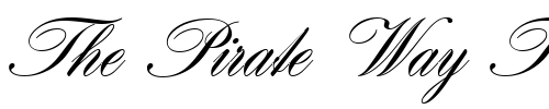 Font : HogarthScrD Custom Text : The Pirate Way Test your own text here Click to download or to view this font on a tshirt that can be custom printed in Bali
