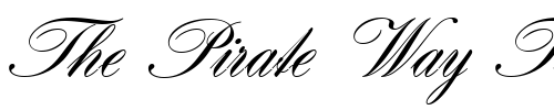 Font : HogarthScrJoiD Custom Text : The Pirate Way Test your own text here Click to download or to view this font on a tshirt that can be custom printed in Bali