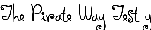 Font : Holiday-Springs-BTN-Quill Custom Text : The Pirate Way Test your own text here Click to download or to view this font on a tshirt that can be custom printed in Bali