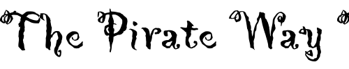 Font : Hollyweird-LET-Plain-1 Custom Text : The Pirate Way Test your own text here Click to download or to view this font on a tshirt that can be custom printed in Bali