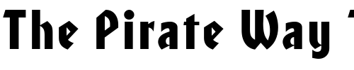 Font : Honcho-Regular-DB Custom Text : The Pirate Way Test your own text here Click to download or to view this font on a tshirt that can be custom printed in Bali