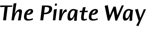 Font : Humana-Sans-ITC-Medium-Italic Custom Text : The Pirate Way Test your own text here Click to download or to view this font on a tshirt that can be custom printed in Bali