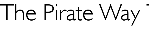 Font : Humanist-521-Light-BT Custom Text : The Pirate Way Test your own text here Click to download or to view this font on a tshirt that can be custom printed in Bali