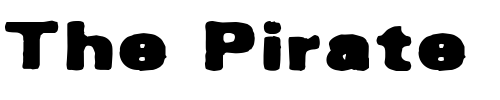 Font : INKy-black Custom Text : The Pirate Way Test your own text here Click to download or to view this font on a tshirt that can be custom printed in Bali