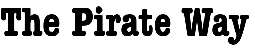 Font : ITC-American-Typewriter-LT-Bold-Condensed Custom Text : The Pirate Way Test your own text here Click to download or to view this font on a tshirt that can be custom printed in Bali