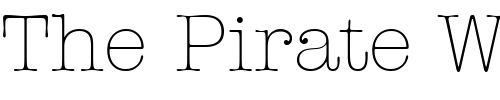 Font : ITC-American-Typewriter-LT-Light Custom Text : The Pirate Way Test your own text here Click to download or to view this font on a tshirt that can be custom printed in Bali