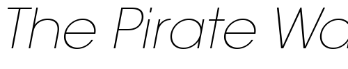 Font : ITC-Avant-Garde-Gothic-LT-Extra-Light-Oblique Custom Text : The Pirate Way Test your own text here Click to download or to view this font on a tshirt that can be custom printed in Bali