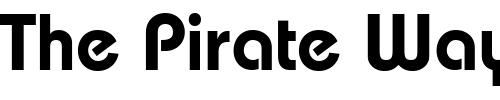 Font : ITC-Bauhaus-LT-Demi Custom Text : The Pirate Way Test your own text here Click to download or to view this font on a tshirt that can be custom printed in Bali