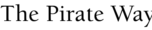 Font : ITC-Berkeley-Oldstyle-LT-Medium Custom Text : The Pirate Way Test your own text here Click to download or to view this font on a tshirt that can be custom printed in Bali