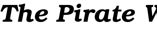 Font : ITC-Bookman-CE-Demi-Italic Custom Text : The Pirate Way Test your own text here Click to download or to view this font on a tshirt that can be custom printed in Bali