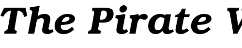 Font : ITC-Bookman-Demi-Italic-SWA Custom Text : The Pirate Way Test your own text here Click to download or to view this font on a tshirt that can be custom printed in Bali