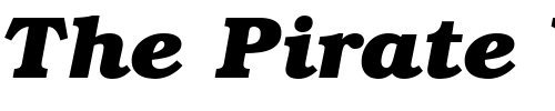 Font : ITC-Bookman-LT-Bold-Italic Custom Text : The Pirate Way Test your own text here Click to download or to view this font on a tshirt that can be custom printed in Bali