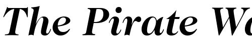 Font : ITC-Caslon-224-LT-Bold-Italic Custom Text : The Pirate Way Test your own text here Click to download or to view this font on a tshirt that can be custom printed in Bali