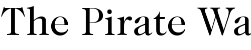 Font : ITC-Caslon-224-LT-Book Custom Text : The Pirate Way Test your own text here Click to download or to view this font on a tshirt that can be custom printed in Bali