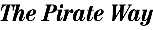 Font : ITC-Century-LT-Bold-Condensed-Italic Custom Text : The Pirate Way Test your own text here Click to download or to view this font on a tshirt that can be custom printed in Bali