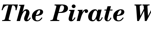 Font : ITC-Century-LT-Bold-Italic Custom Text : The Pirate Way Test your own text here Click to download or to view this font on a tshirt that can be custom printed in Bali