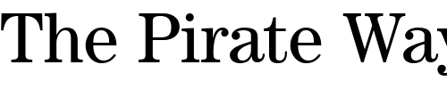 Font : ITC-Century-LT-Book Custom Text : The Pirate Way Test your own text here Click to download or to view this font on a tshirt that can be custom printed in Bali