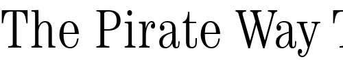 Font : ITC-Century-LT-Light-Condensed Custom Text : The Pirate Way Test your own text here Click to download or to view this font on a tshirt that can be custom printed in Bali