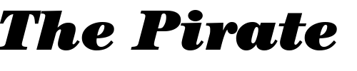Font : ITC-Century-LT-Ultra-Italic Custom Text : The Pirate Way Test your own text here Click to download or to view this font on a tshirt that can be custom printed in Bali