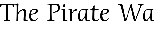 Font : ITC-Cerigo-LT-Book Custom Text : The Pirate Way Test your own text here Click to download or to view this font on a tshirt that can be custom printed in Bali