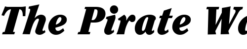 Font : ITC-Clearface-LT-Black-Italic Custom Text : The Pirate Way Test your own text here Click to download or to view this font on a tshirt that can be custom printed in Bali