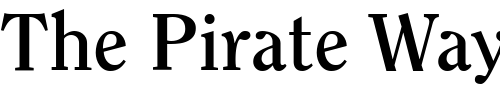 Font : ITC-Clearface-LT-Bold Custom Text : The Pirate Way Test your own text here Click to download or to view this font on a tshirt that can be custom printed in Bali