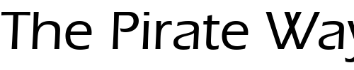 Font : ITC-Eras-LT-Medium Custom Text : The Pirate Way Test your own text here Click to download or to view this font on a tshirt that can be custom printed in Bali
