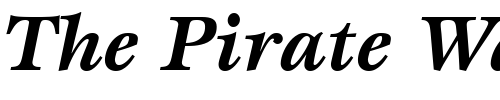 Font : ITC-Esprit-LT-Bold-Italic Custom Text : The Pirate Way Test your own text here Click to download or to view this font on a tshirt that can be custom printed in Bali