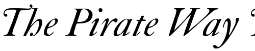 Font : ITC-Founders-Caslon-30-Italic Custom Text : The Pirate Way Test your own text here Click to download or to view this font on a tshirt that can be custom printed in Bali