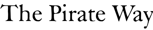 Font : ITC-Founders-Caslon-30-Roman Custom Text : The Pirate Way Test your own text here Click to download or to view this font on a tshirt that can be custom printed in Bali