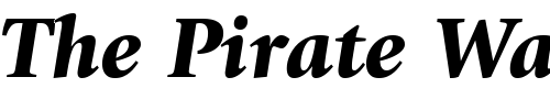 Font : ITC-Giovanni-LT-Black-Italic Custom Text : The Pirate Way Test your own text here Click to download or to view this font on a tshirt that can be custom printed in Bali