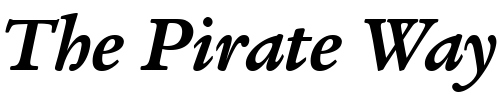 Font : ITC-Legacy-Serif-LT-Bold-Italic Custom Text : The Pirate Way Test your own text here Click to download or to view this font on a tshirt that can be custom printed in Bali