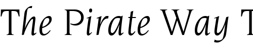Font : ITC-Novarese-LT-Book-Italic Custom Text : The Pirate Way Test your own text here Click to download or to view this font on a tshirt that can be custom printed in Bali