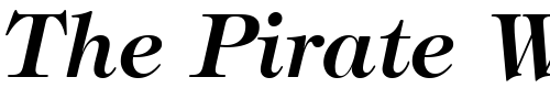 Font : ITC-Tiffany-LT-Demi-Italic Custom Text : The Pirate Way Test your own text here Click to download or to view this font on a tshirt that can be custom printed in Bali